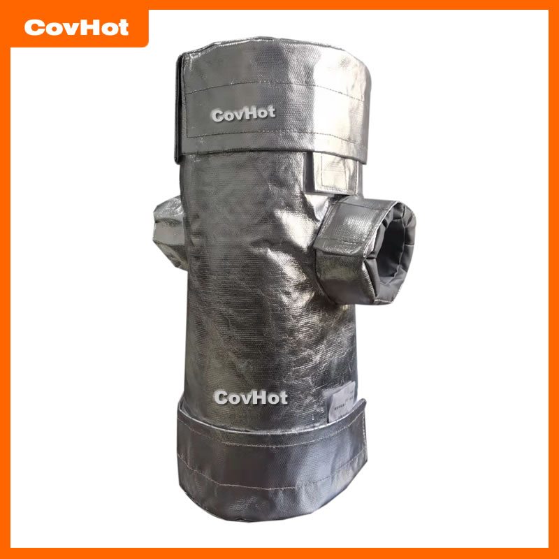 鋁箔管道設(shè)備保溫套 冬季設(shè)備防凍 防火A級 耐高溫 方便拆卸